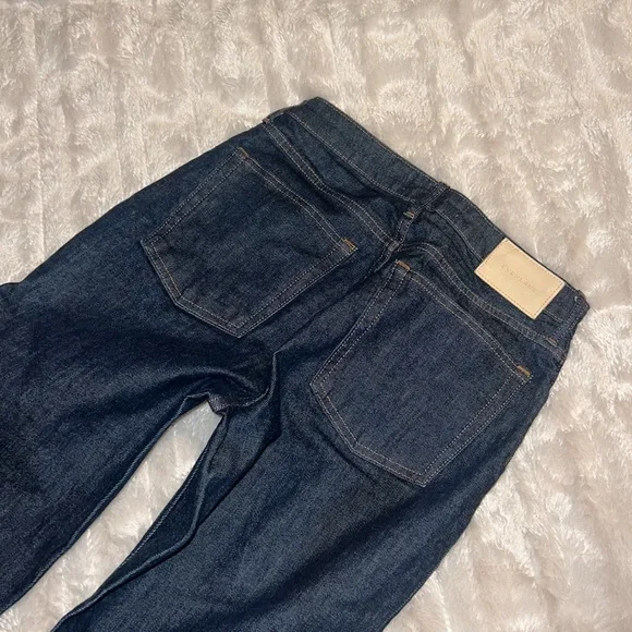 Everlane Dark Wash “The High Rise Straight Jean” - Picture 4 of 8
